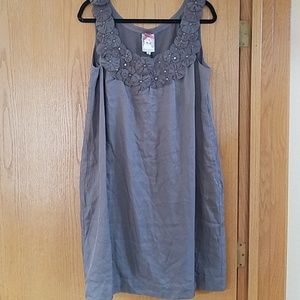 NWT Anthropologie Yoana Baraschi applique dress L